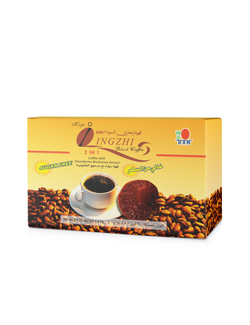 قهوة  لينجزي  السوداء  2 ب 1